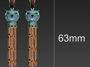 Earrings Modelo de impresión 3D