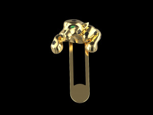 Cufflink tie clip Modelo de impresión 3D