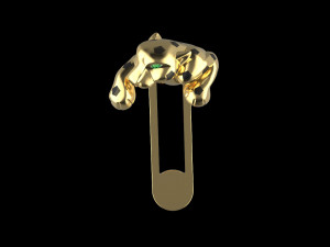 Cufflink tie clip Modelo de impresión 3D