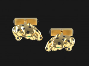 Cufflink tie clip Modelo de impresión 3D