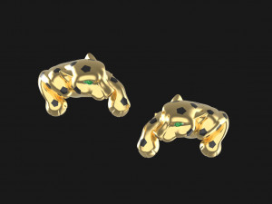 Cufflink tie clip Modelo de impresión 3D