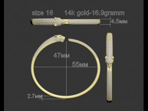 Bracelet 3D 打印模型
