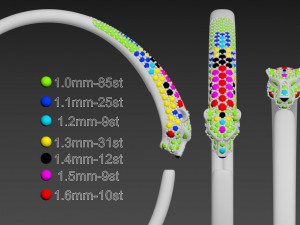 Bracelet 3D-Druckmodell