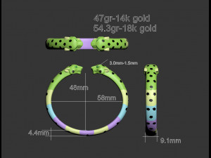 Bracelet Modelo de impresión 3D
