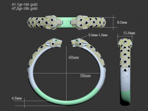 Bracelet Modelo de impresión 3D