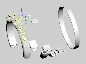 Bracelet Modelo de impresión 3D