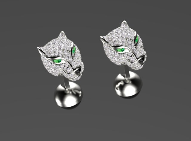 Cufflinks Modelo de impresión 3D .c4d .max .obj .3ds .fbx .stl .blend 