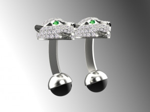 Cufflinks Modelo de impresión 3D