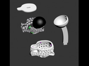 Cufflinks Modelo de impresión 3D