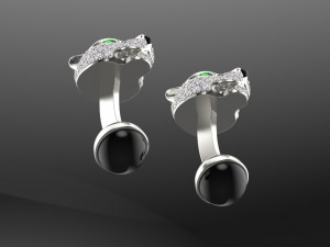 Cufflinks Modelo de impresión 3D