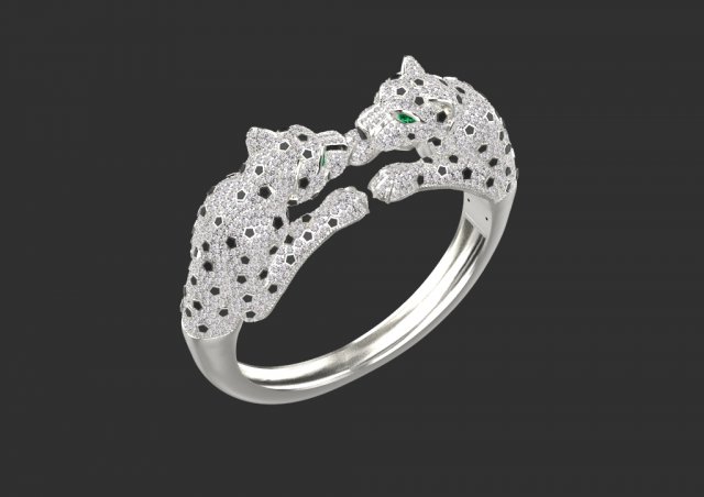 Bracelet 3D Print Model .c4d .max .obj .3ds .fbx .stl .blend 