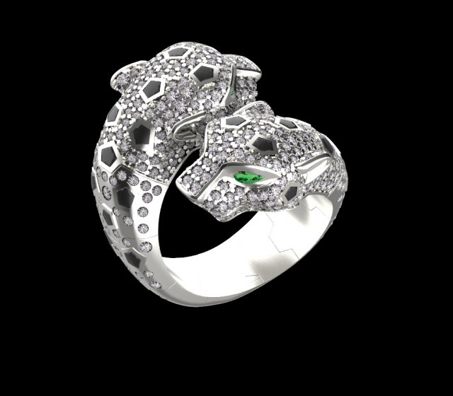 Ring 3D Print Model .c4d .max .obj .3ds .fbx .stl .blend 
