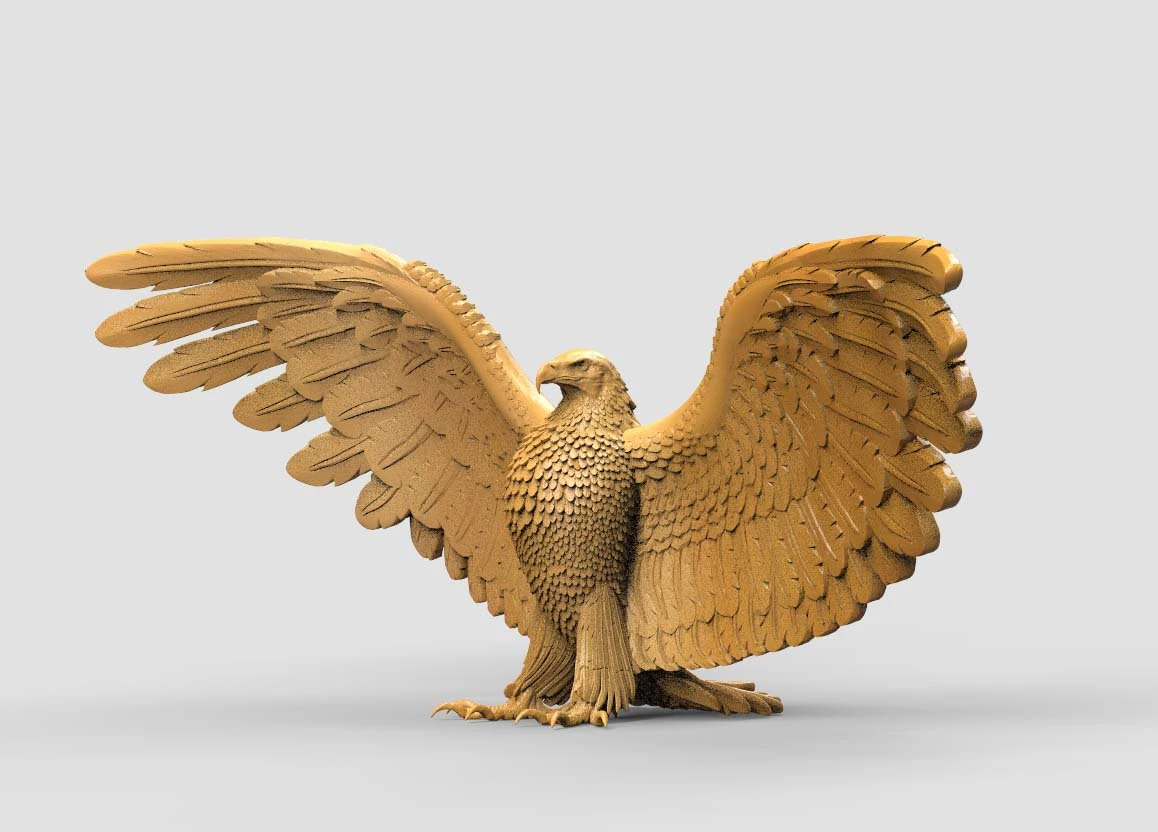 Eagle 3D Print Model .c4d .max .obj .3ds .fbx .stl .blend 