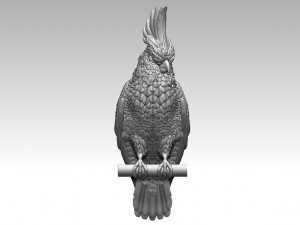 Parrot 3D 打印模型
