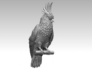 Parrot 3D 打印模型
