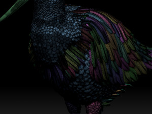 Wading bird 3Dプリントモデル