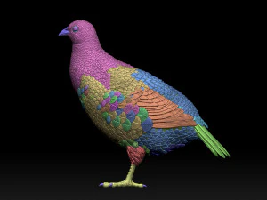 Partridge 3D Print Model