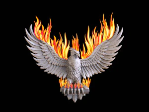 フェニックス 3Dプリントモデル