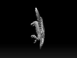 Eagle 3Dプリントモデル