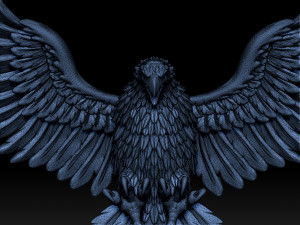 Eagle 3Dプリントモデル