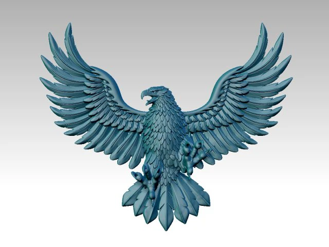 Águila Modelo de impresión 3D .c4d .max .obj .3ds .fbx .stl .blend