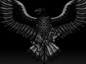 &Aacute;guila Modelo de impresión 3D