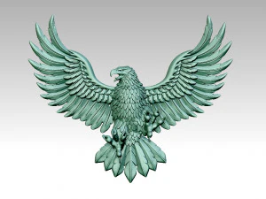 &Aacute;guila Modelo de impresión 3D