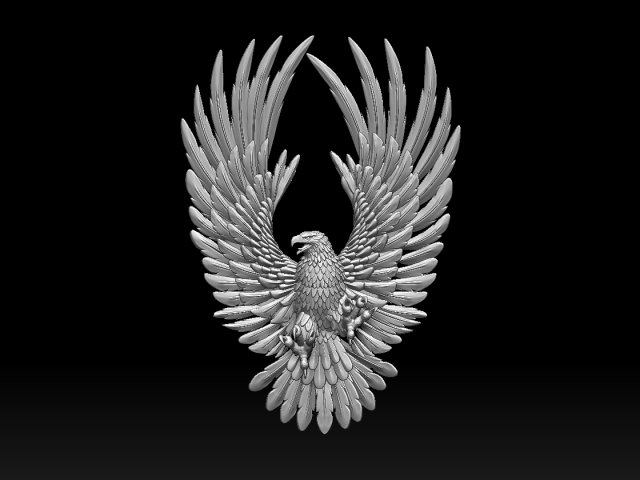 Eagle Modelo de Impressão 3D .c4d .max .obj .3ds .fbx .stl .blend 