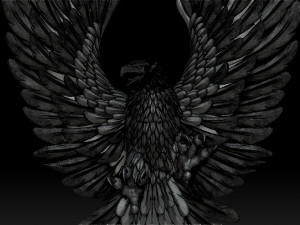 Eagle Modelo de Impressão 3D