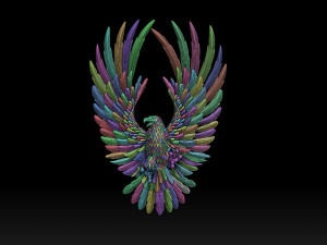 Eagle Modelo de Impressão 3D