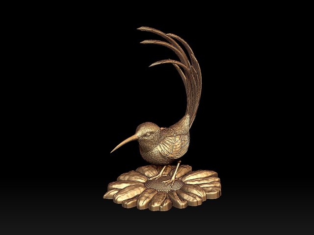 Colibri humming bird Model Cetak 3D .c4d .max .obj .3ds .fbx .stl .blend 