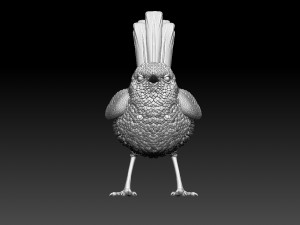 WREN bird Model Cetak 3D