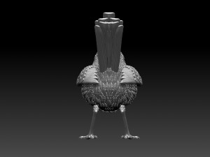 WREN bird Model Cetak 3D