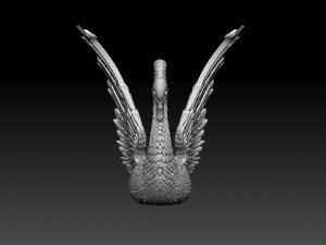 Swan sculpture 3D Принт Модель