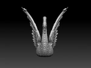 Swan sculpture 3D Print Model