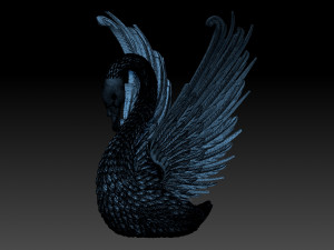 Swan sculpture 3D Принт Модель