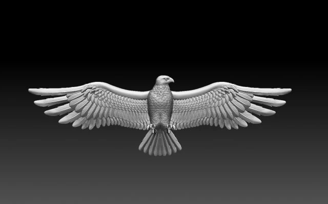 Águila Modelo de impresión 3D .c4d .max .obj .3ds .fbx .stl .blend