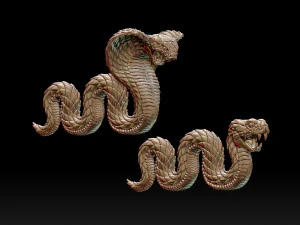 Cobra snake 3D Print Model