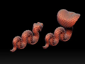 Cobra snake 3D Print Model