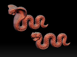 Cobra snake 3D Print Model