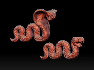 Cobra snake 3D Print Model