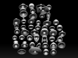 Hats and caps 3D Print Model