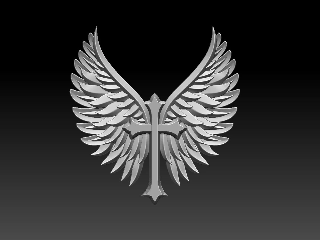 Cross 3D Print Model .c4d .max .obj .3ds .fbx .stl .blend 