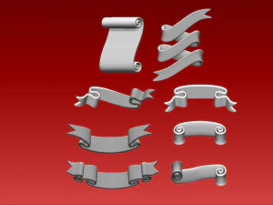 Ribbons 3D Print Model