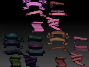 Ribbons 3D Print Model