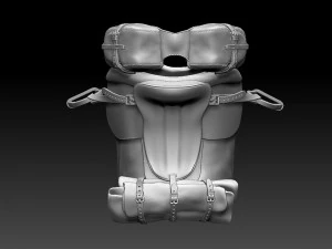 Saddle 3D Print Model