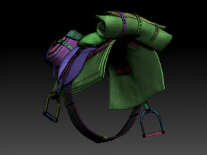 Saddle 3D Print Model