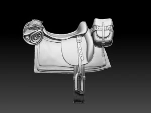 Saddle 3D Print Model
