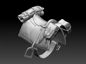 Saddle 3D Print Model