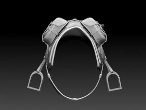 Saddle 3D Print Model